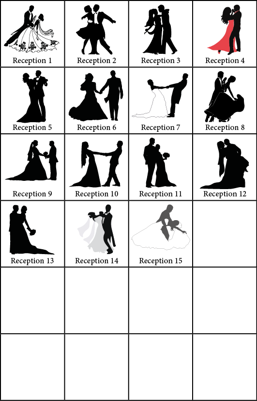 Wedding Reception Symbols